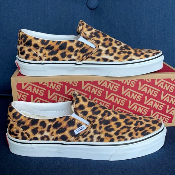 Vans Classic Slip-On Leopard Black/True White WMNS - Picture 2 of 16